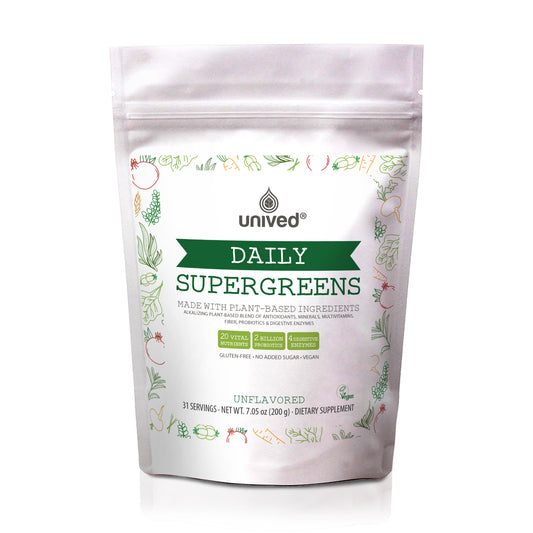 Unived Daily Supergreens Powder Vegan Plant Based