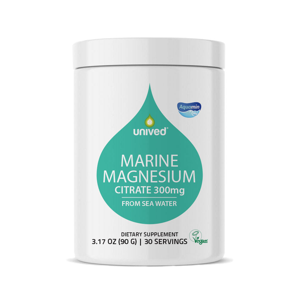 Unived Marine Magnesium Citrate 300mg Supplement